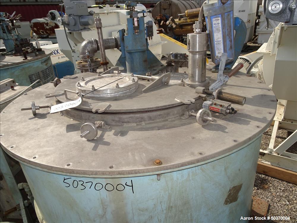 Used Sharples 48" x 30" Perforated Basket Centrifuge