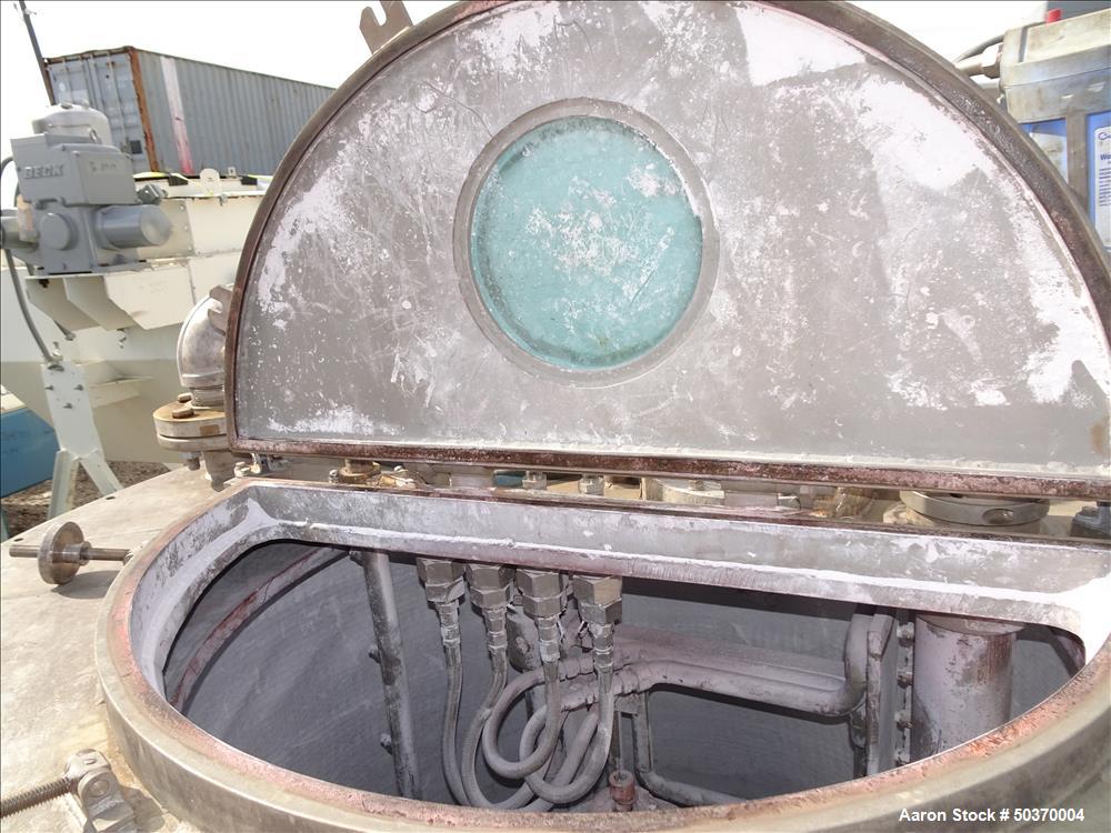 Used- Sharples 48" x 30" Perforated Basket Centrifuge