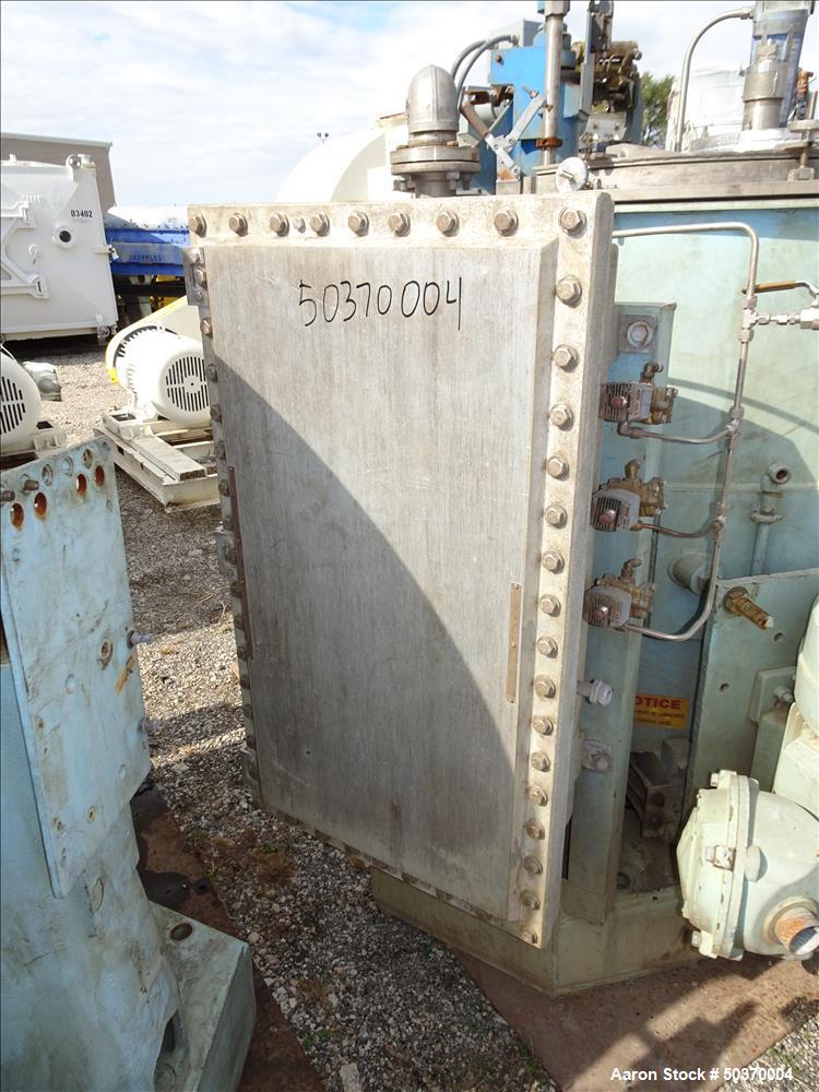 Used Sharples 48" x 30" Perforated Basket Centrifuge
