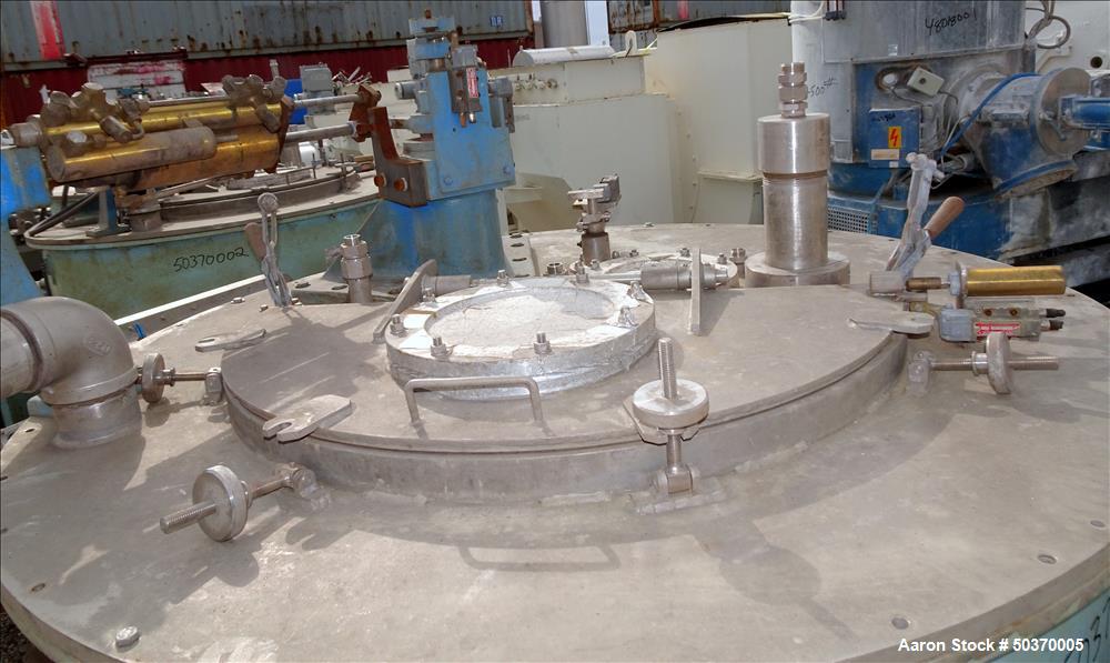 Used Sharples 48" x 30" Perforated Basket Basket Centrifuge