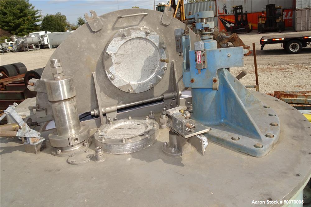 Used Sharples 48" x 30" Perforated Basket Basket Centrifuge