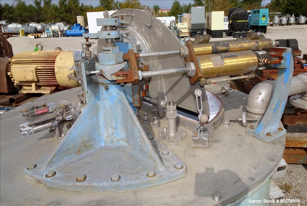 Used Sharples 48" x 30" Perforated Basket Basket Centrifuge