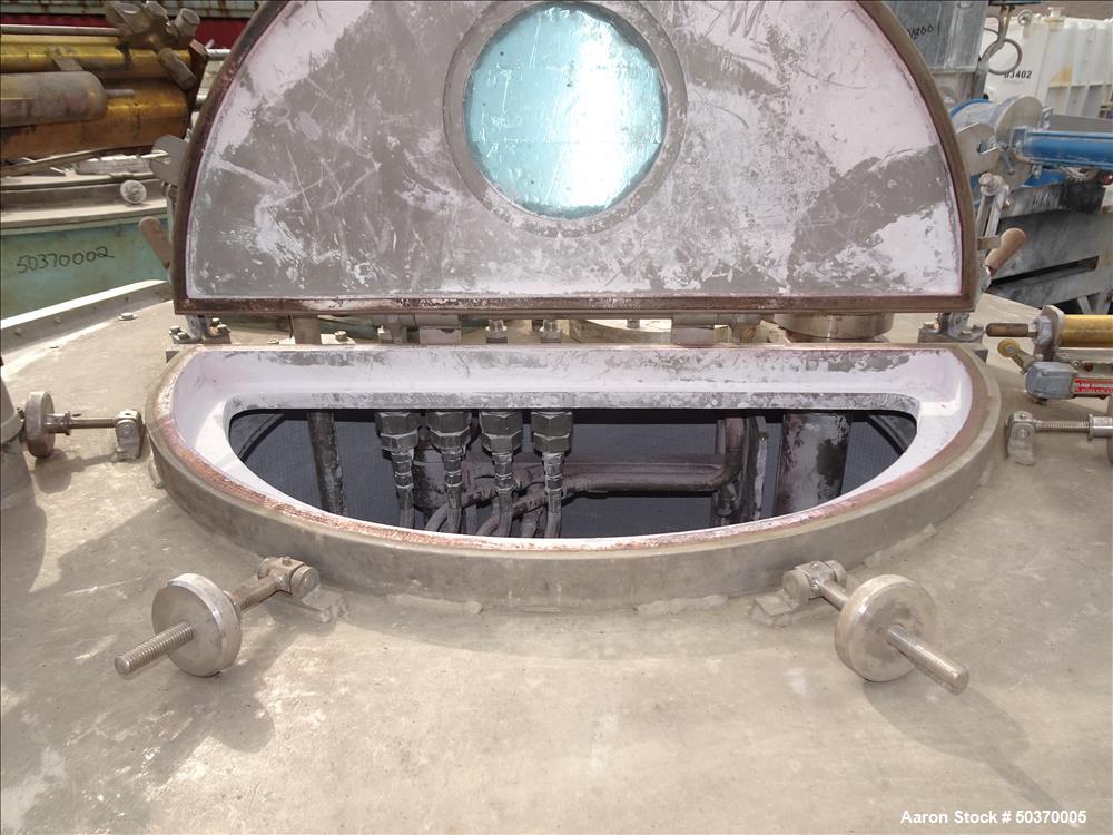 Used Sharples 48" x 30" Perforated Basket Basket Centrifuge
