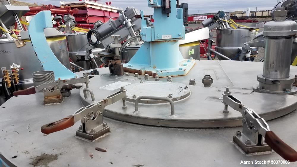 Used Sharples 48" x 30" Perforated Basket Basket Centrifuge.