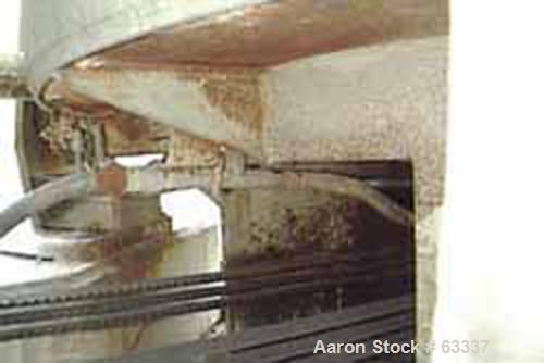 Used Stainless Steel Sharples Perforated Basket Centrifuge 