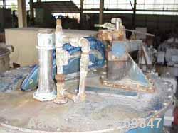 Used Stainless Steel Sharples Perforated Basket Centrifuge