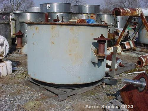 Used Tolhurst 48" x 24" Perforated Basket Centrifuge