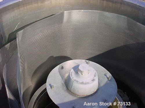 Used Tolhurst 48" x 24" Perforated Basket Centrifuge