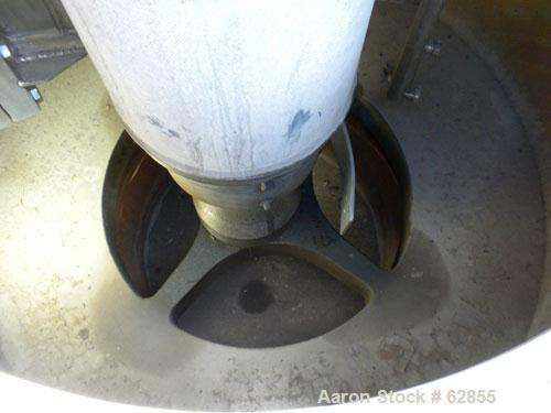 Used Tolhurst Ametek Mark III 48" x 30" Perforated Basket Centrifuge. Rubber lined curb housing/top cover. Top load, bottom unload. Maximum bowl speed 1150 rpm, tri-pod suspension system, Hastelloy C...