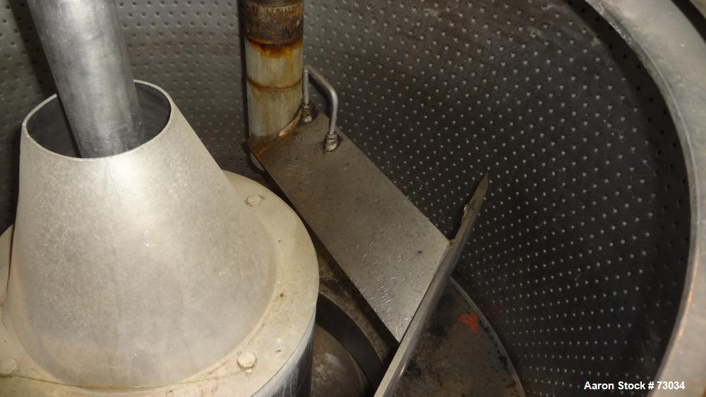 Used Tolhurst Perforated Basket Centrifuge