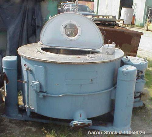 Used- Tolhurst Basket/Batch Center-Slung Centrifuge