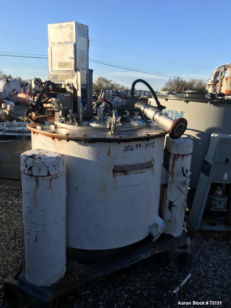 Used Tolhurst 40" x 24" Perforated Basket Centrifuge