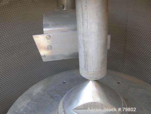 Used- Stainless Steel Tolhurst Center-Slung Perforated Basket Centrifuge