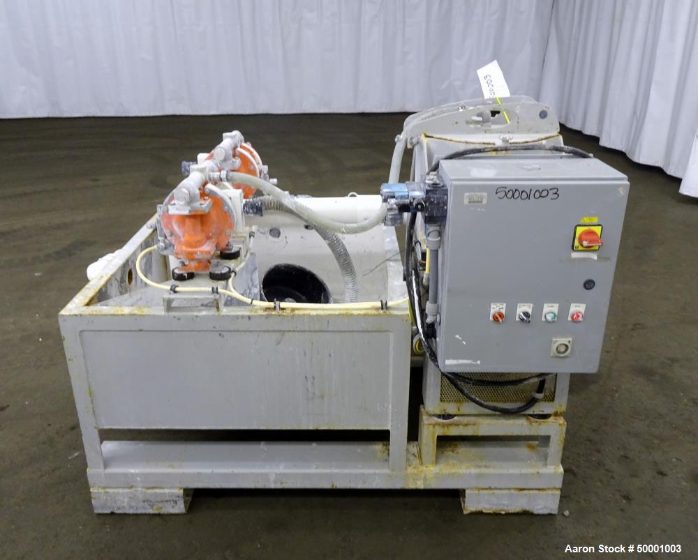 Used- US Centrifuge Solid Wall Basket Centrifuge, Model M412