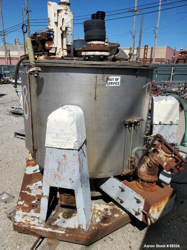 Used Western States 48" x 30" Perforated Basket Centrifuge
