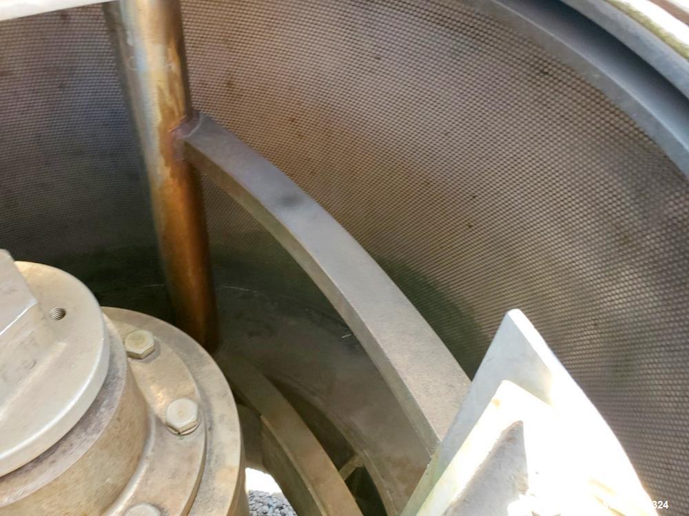 Used Western States 48" x 30" Perforated Basket Centrifuge