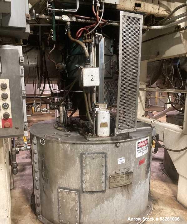 Used Roberts-Western States G-16 Automatic Sugar Centrifuge – 48" Basket Crystal Separation System