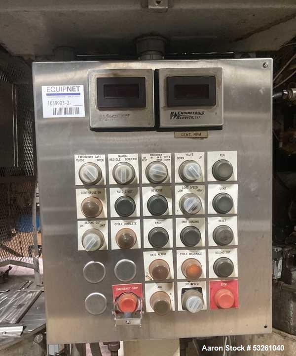 Used Crystal Separation Centrifuge for Sweetener & Sugar Processing Plants