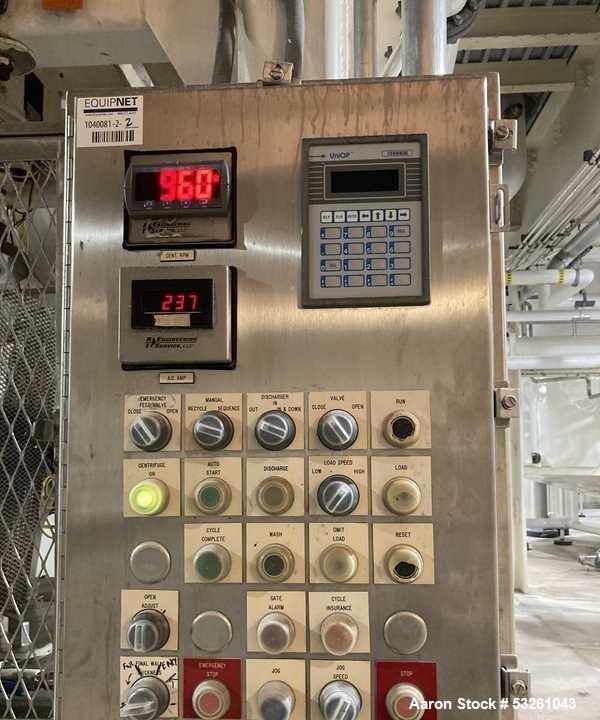48" Centerslung Sugar Centrifuge for Industrial Dewatering & Product Recovery
