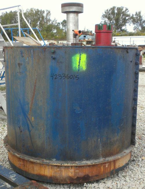 Used Western States 54'' x 40'' Series G A-Frame Perforated Basket Centrifuge. Top load, bottom dump 304 Stainless/Carbon steel basket, maximum 900 rpm. 7'' Maximum cake thickness, 23.7 cubic feet ba...