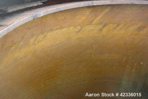 Used Western States 54'' x 40'' Series G A-Frame Perforated Basket Centrifuge. Top load, bottom dump 304 Stainless/Carbon steel basket, maximum 900 rpm. 7'' Maximum cake thickness, 23.7 cubic feet ba...