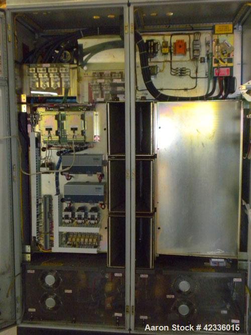 Used Western States 54'' x 40'' Series G A-Frame Perforated Basket Centrifuge. Top load, bottom dump 304 Stainless/Carbon steel basket, maximum 900 rpm. 7'' Maximum cake thickness, 23.7 cubic feet ba...