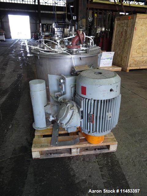 Used- Western States Perforated Basket Centrifuge. Model Q-120, 30" x 18"