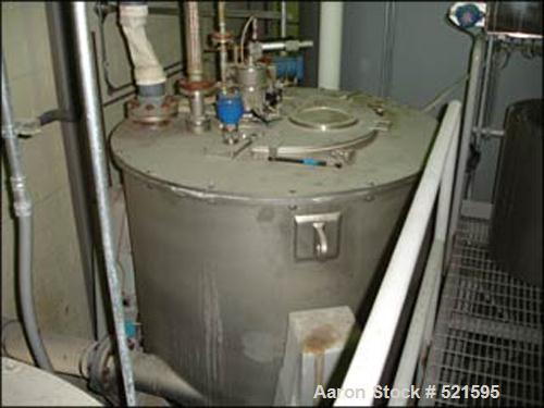 USED: Western States basket centrifuge, all stainless steel construction. 48" diameter x 30" deep basket, perforated basket,...