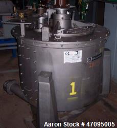 Used- Delaval / ATM 48" x 30" Perforated Basket Centrifuge