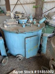 Used-Sandborn 48" x 24" Perforate Basket Centrifuge