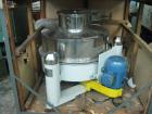 Used-Mineralmag Solid Wall Basket Centrifuge. Stainless steel construction (product contact areas), tri-pod suspension syste...