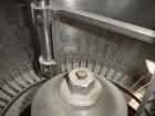 Reconditioned: Sharples 48” x 30” Perforated Basket Centrifuge.stainless steel construction, max bowl speed 1150 rpm, 16 cubic foot basket solids capacity, tri-pod suspension system,(4) curb housing ...