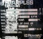 Used Sharples Tornado Perforate Basket Centrifuge