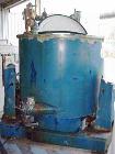Used Stainless Steel Sharples Perforated Basket Centrifuge