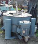 Used- Tolhurst Basket/Batch Center-Slung Centrifuge