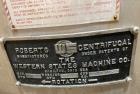 Used Roberts-Western States Crystal Recovery Centrifuge – Multiple Units Available