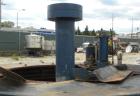 Used Western States 54'' x 40'' Series G A-Frame Perforated Basket Centrifuge. Top load, bottom dump 304 Stainless/Carbon steel basket, maximum 900 rpm. 7'' Maximum cake thickness, 23.7 cubic feet ba...