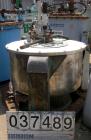 USED: Western States 36 x 15 perforate basket centrifuge, 316 stainless steel. Tripod mounted, bottom dump, bottom drive, pneumatic double motion plow with reversing motor.
