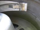 USED: Western States 36 x 15 perforate basket centrifuge, 316 stainless steel. Tripod mounted, bottom dump, bottom drive, pneumatic double motion plow with reversing motor.