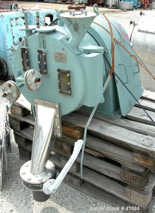 Used Stainless Steel Escher Wyss Peeler Centrifuge, Model H-400 