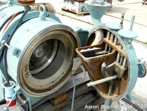 Used Stainless Steel Escher Wyss Peeler Centrifuge, Model H-400 