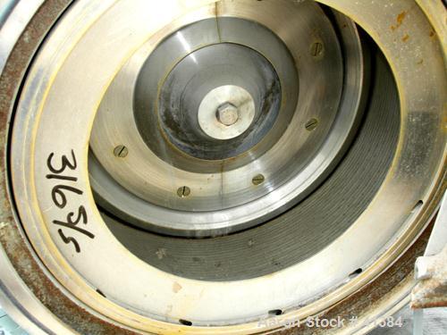 Used Stainless Steel Escher Wyss Peeler Centrifuge, Model H-400 