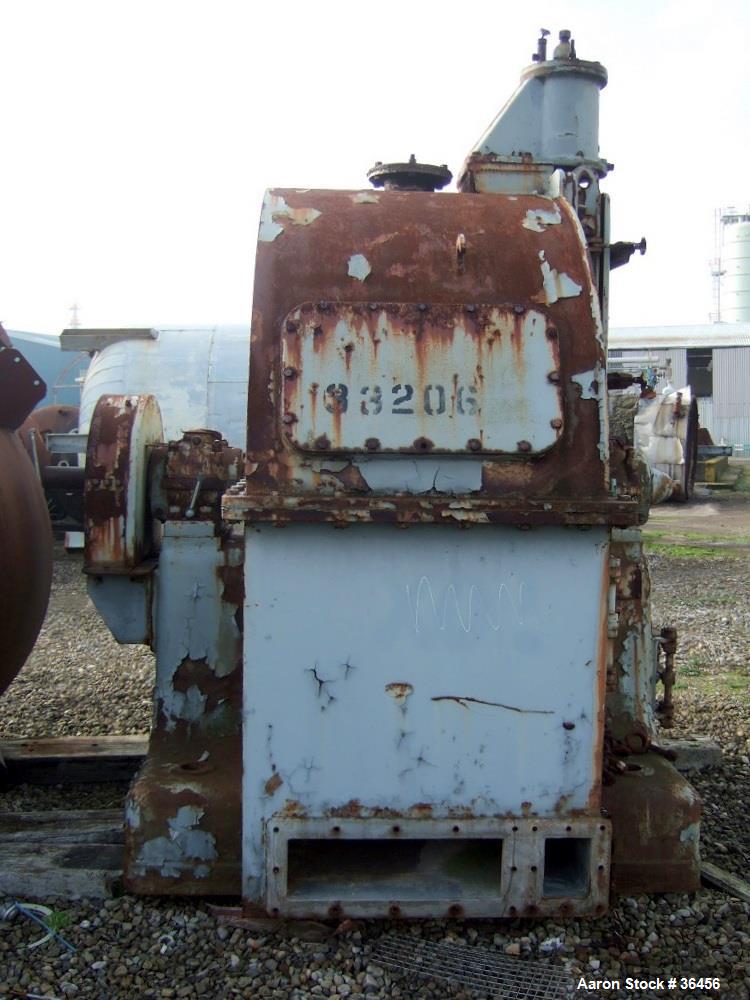 Used Kraus Maffei Peeler Centrifuge, Model HZ2000, 304 Stainless Steel