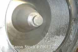 USED: Reineveld 83" peeler centrifuge, stainless steel construction(product contact areas). Max bowl speed 800 rpm, 83" diameter x 42"deep perforated basket assembly, hydraulically actuated plow asse...