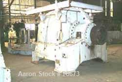 USED: Reineveld 83" peeler centrifuge, stainless steel construction(product contact areas). Max bowl speed 800 rpm, 83" diameter x 42"deep perforated basket assembly, hydraulically actuated plow asse...
