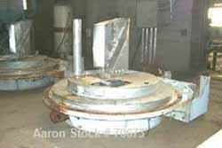 USED: Reineveld 83" peeler centrifuge, stainless steel construction(product contact areas). Max bowl speed 800 rpm, 83" diameter x 42"deep perforated basket assembly, hydraulically actuated plow asse...