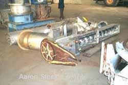 USED: Reineveld 83" peeler centrifuge, stainless steel construction(product contact areas). Max bowl speed 800 rpm, 83" diameter x 42"deep perforated basket assembly, hydraulically actuated plow asse...