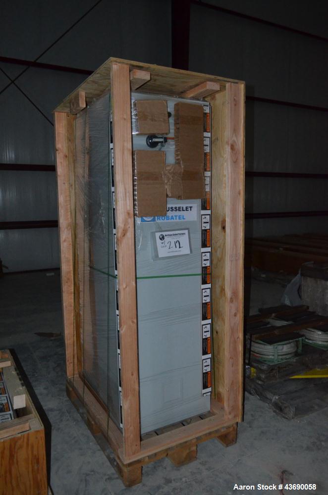 Used Unused Rousselet Robatel EHBL 1323 Peeler Centrifuge, Inconnel 825 cover, Hastelloy C-276 bowl. Bowl dimension 1320mm diameter x 720mm deep, hinged front door w/sightglass, hydraulic system, mai...