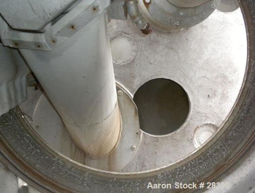 Used Sharples Model C-41 Super-D-Hydrator Continuous Centrifuge, 316 Stainless Steel, Horizontal. 41" diameter perforate basket. Hydraulic operated plow discharge. Short 19" bowl. Includes control pa...
