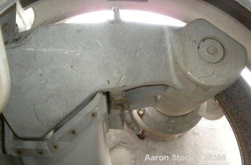 Used Sharples Model C-41 Super-D-Hydrator Continuous Centrifuge, 316 Stainless Steel, Horizontal. 41" diameter perforate basket. Hydraulic operated plow discharge. Short 19" bowl. Includes control pa...
